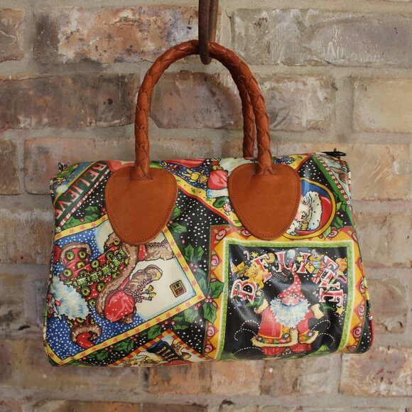 Mary Englebrit Vintage MAN OF THE HOUR Christmas Purse by Nordic House Designs - Picture 4 of 12